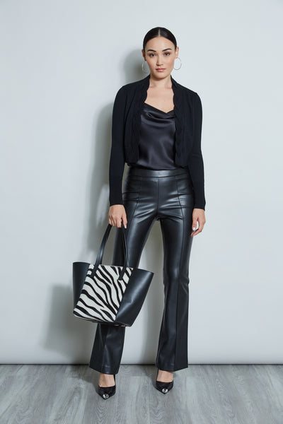 Cropped Cable Cardigan Image 2