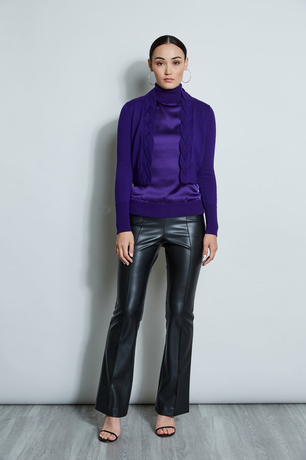 Cropped Cable Cardigan – Elie Tahari