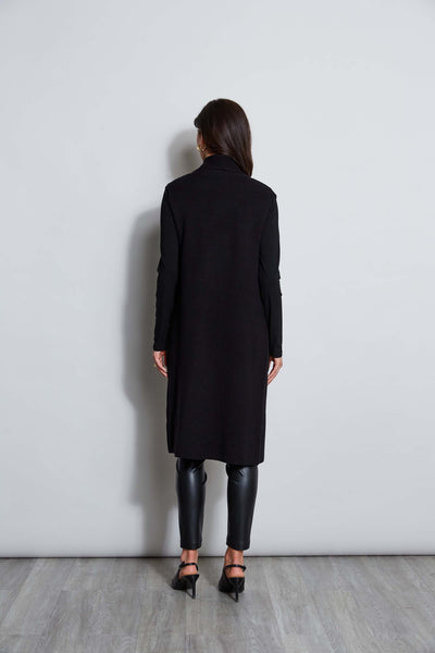 T-Tahari Vegan Leather Pocket Vest Image 3