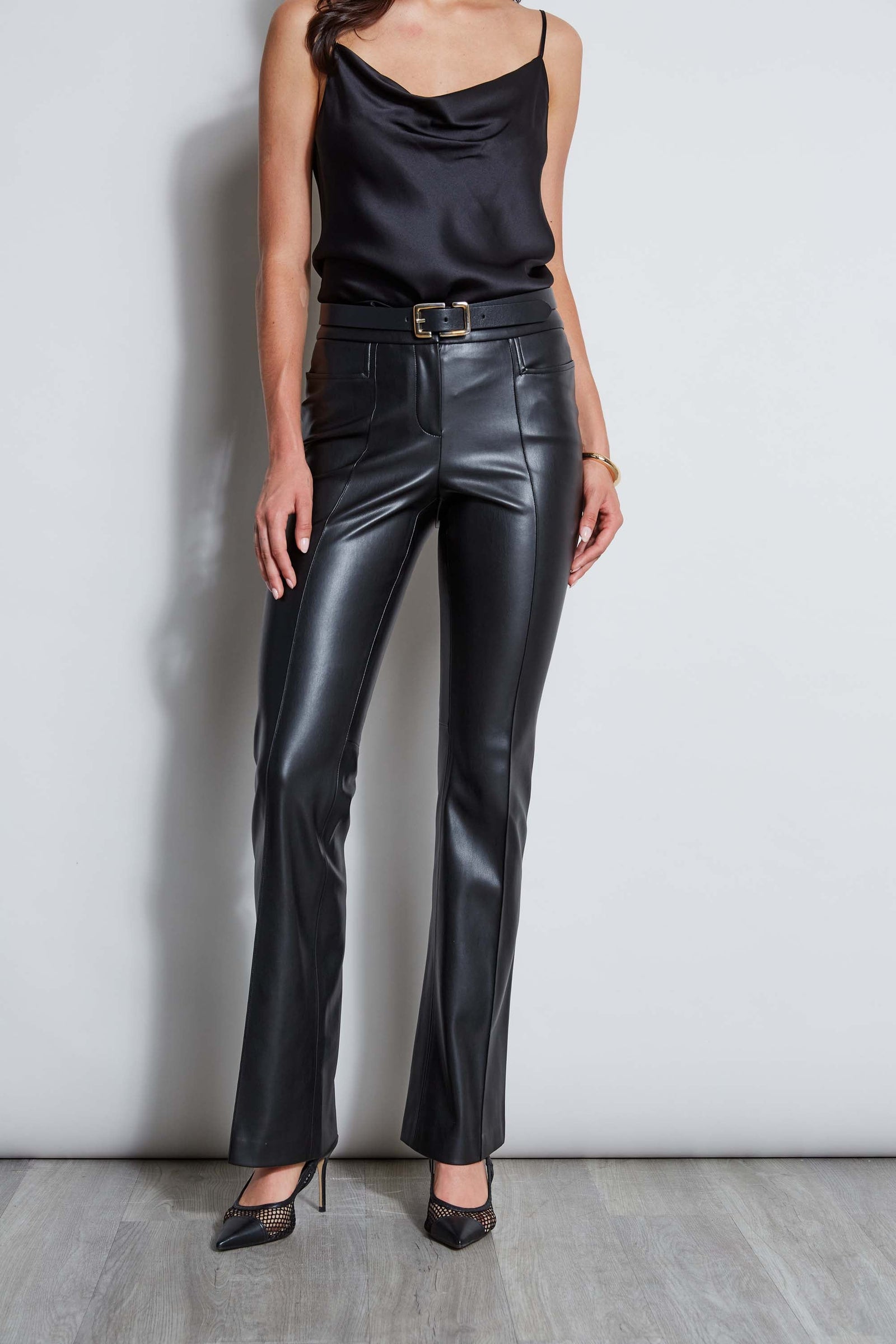 Elie tahari leather pants hot sale