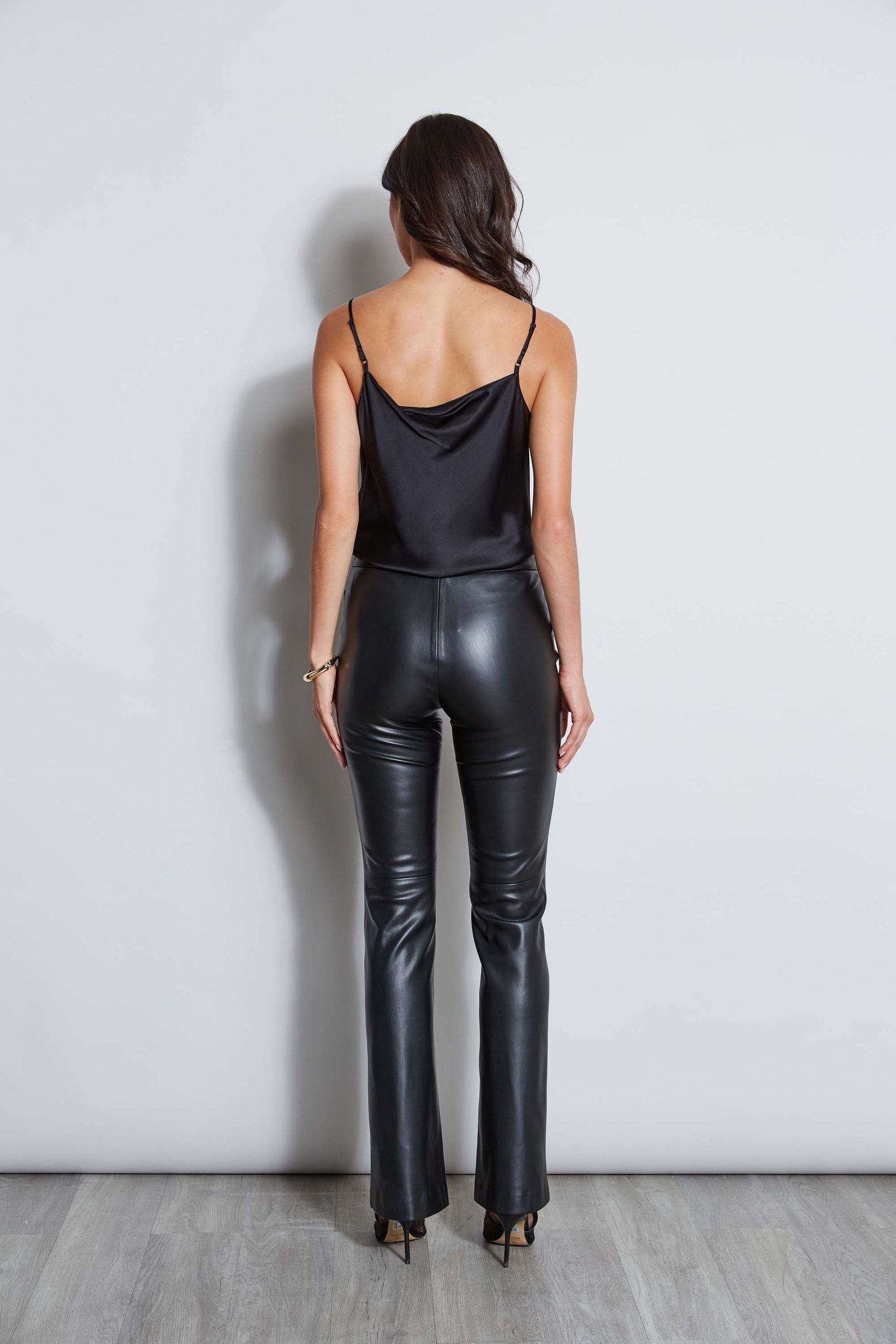 Vegan Leather Seam Pant Elie Tahari