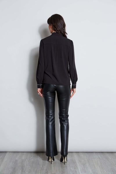 Scallop Button Down Shirt Image 5