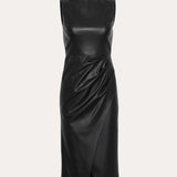 Vegan Leather Dress