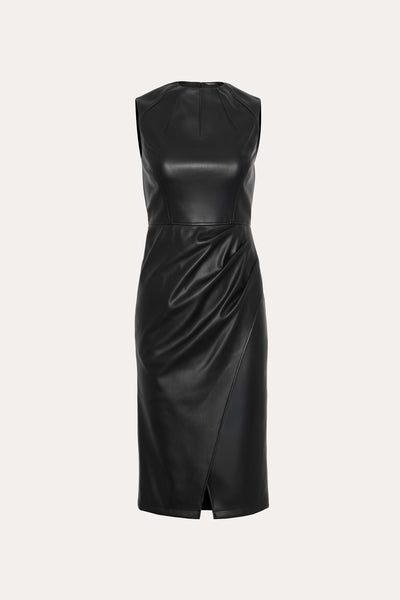 Vegan Leather Dress Image 1