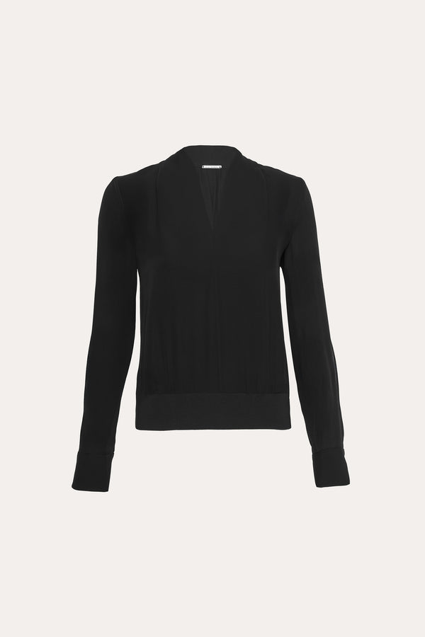 Silk Contour Rib Top
