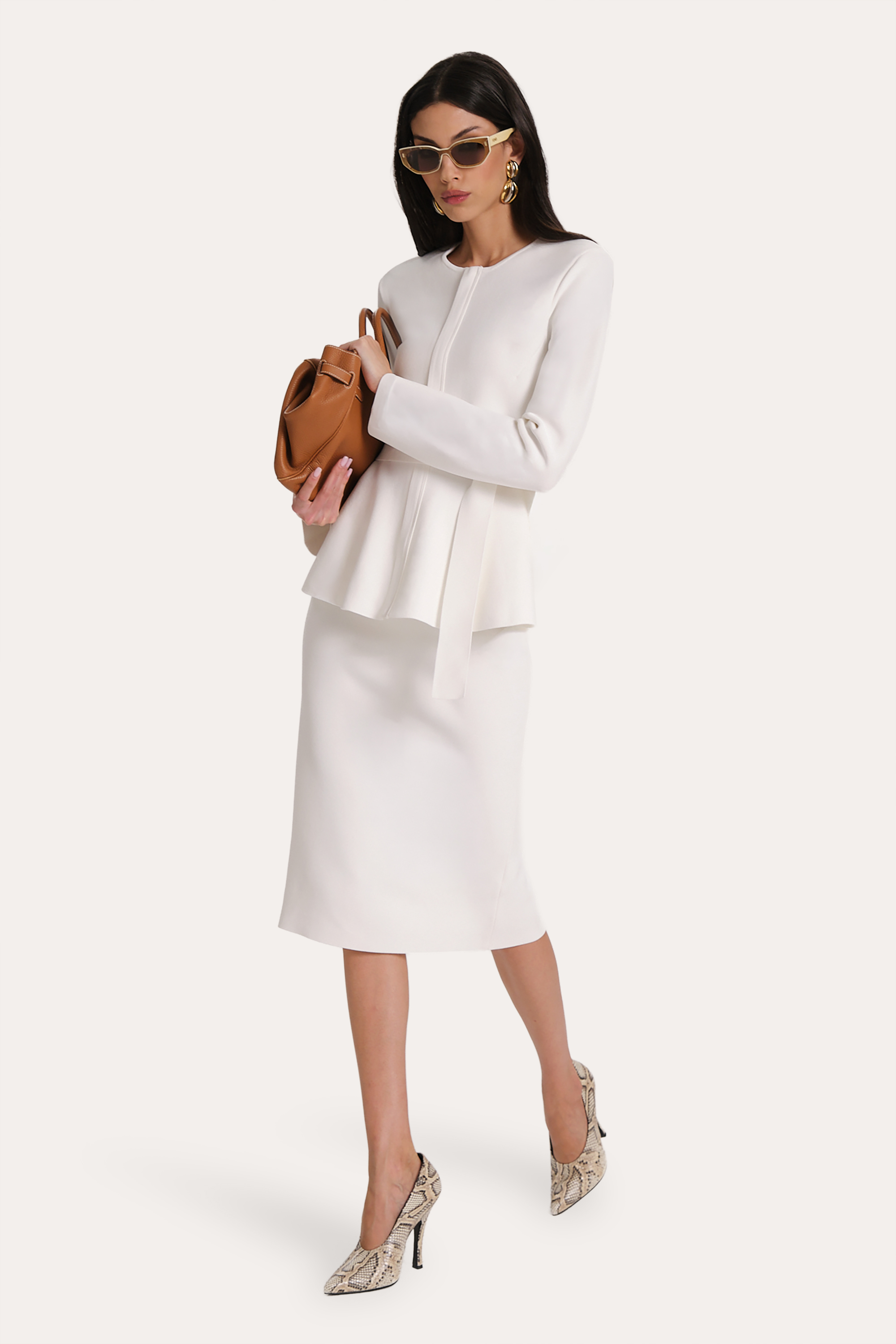 Blair Milano Sculpt Peplum Top