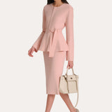 Blair Milano Sculpt Peplum Top