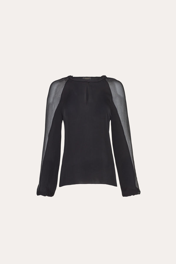 Chiffon Combo Georgette Shirt
