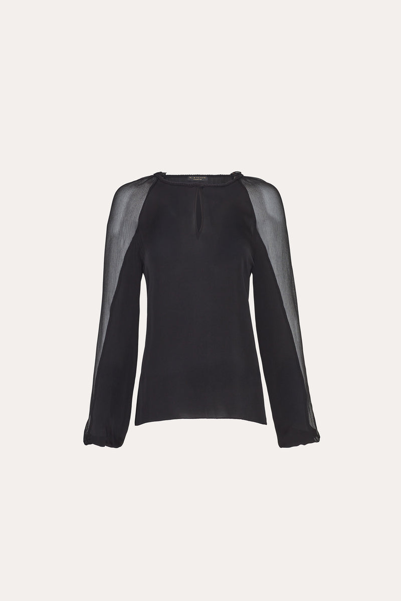 Chiffon Combo Georgette Shirt