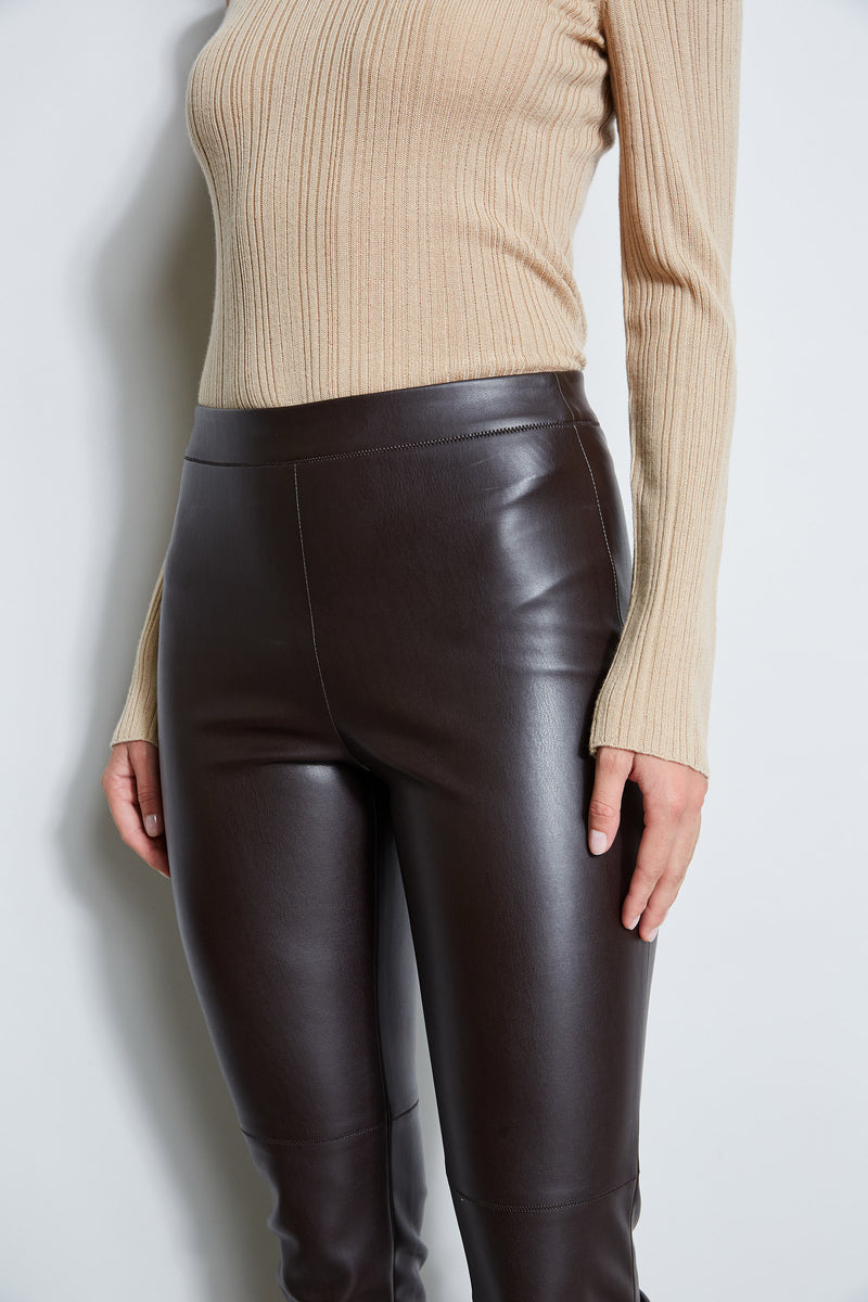 Vegan sales leather legging