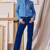 Washed Velvet Pant