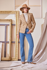 Metallic Tweed Blazer