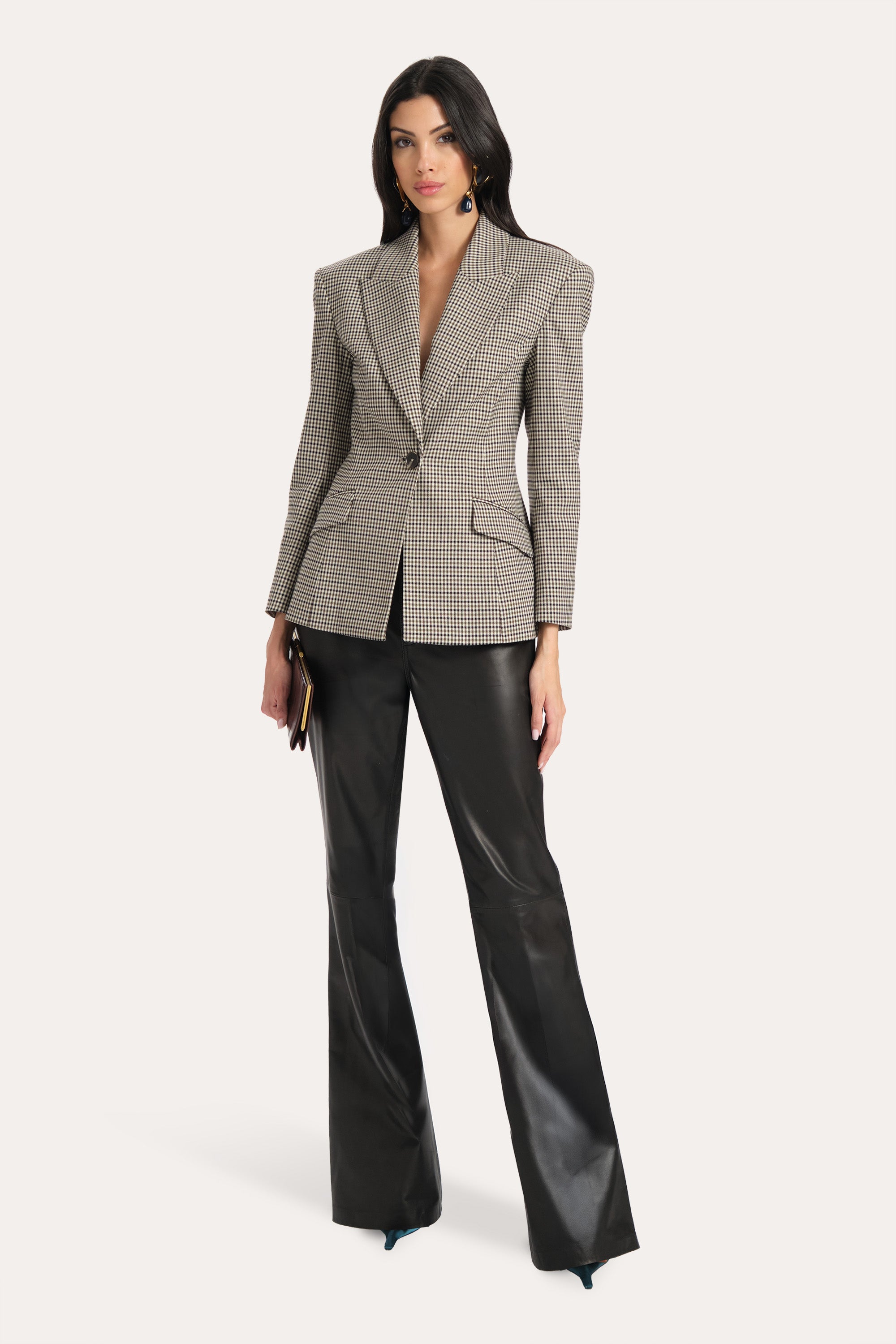 Lena Italian Plaid Jacket