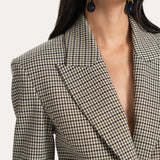 Lena Italian Plaid Jacket