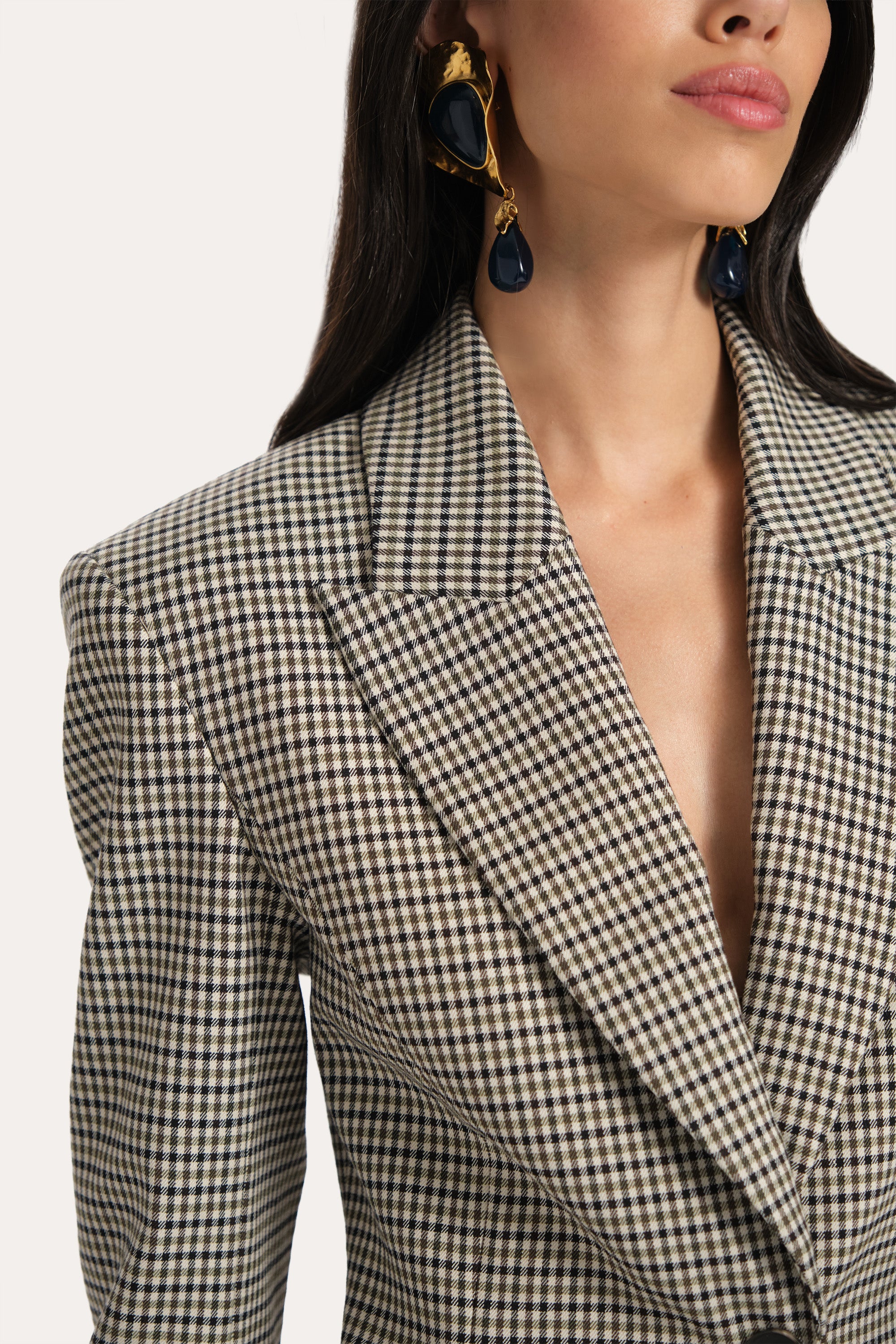 Lena Italian Plaid Jacket