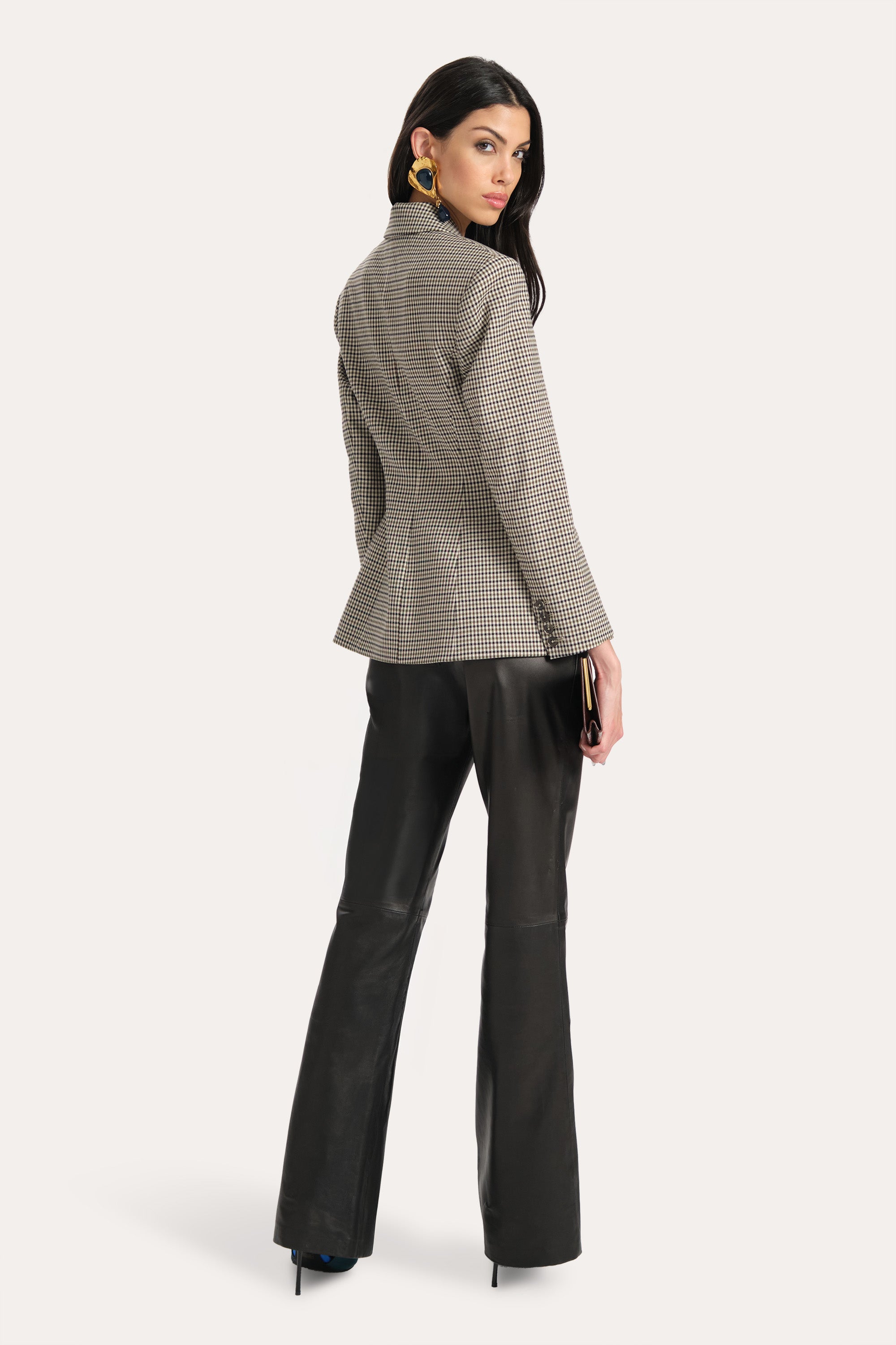 Lena Italian Plaid Jacket