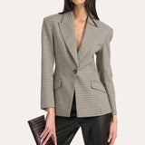 Lena Italian Plaid Jacket