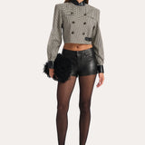LEONE ITALIAN PLAID JACKET  in PLAID