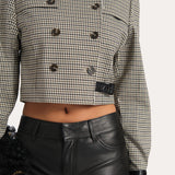 LEONE ITALIAN PLAID JACKET  in PLAID