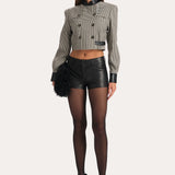 LEONE ITALIAN PLAID JACKET  in PLAID