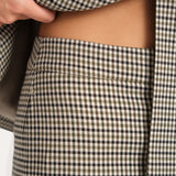Lola Italian Plaid Mini Belt Pants