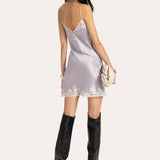 Bria Silk Lace Slip Dress