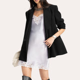 Bria Silk Lace Slip Dress