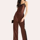Cecilia Silk Lace Jumpsuit