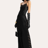 Cecilia Silk Lace Jumpsuit
