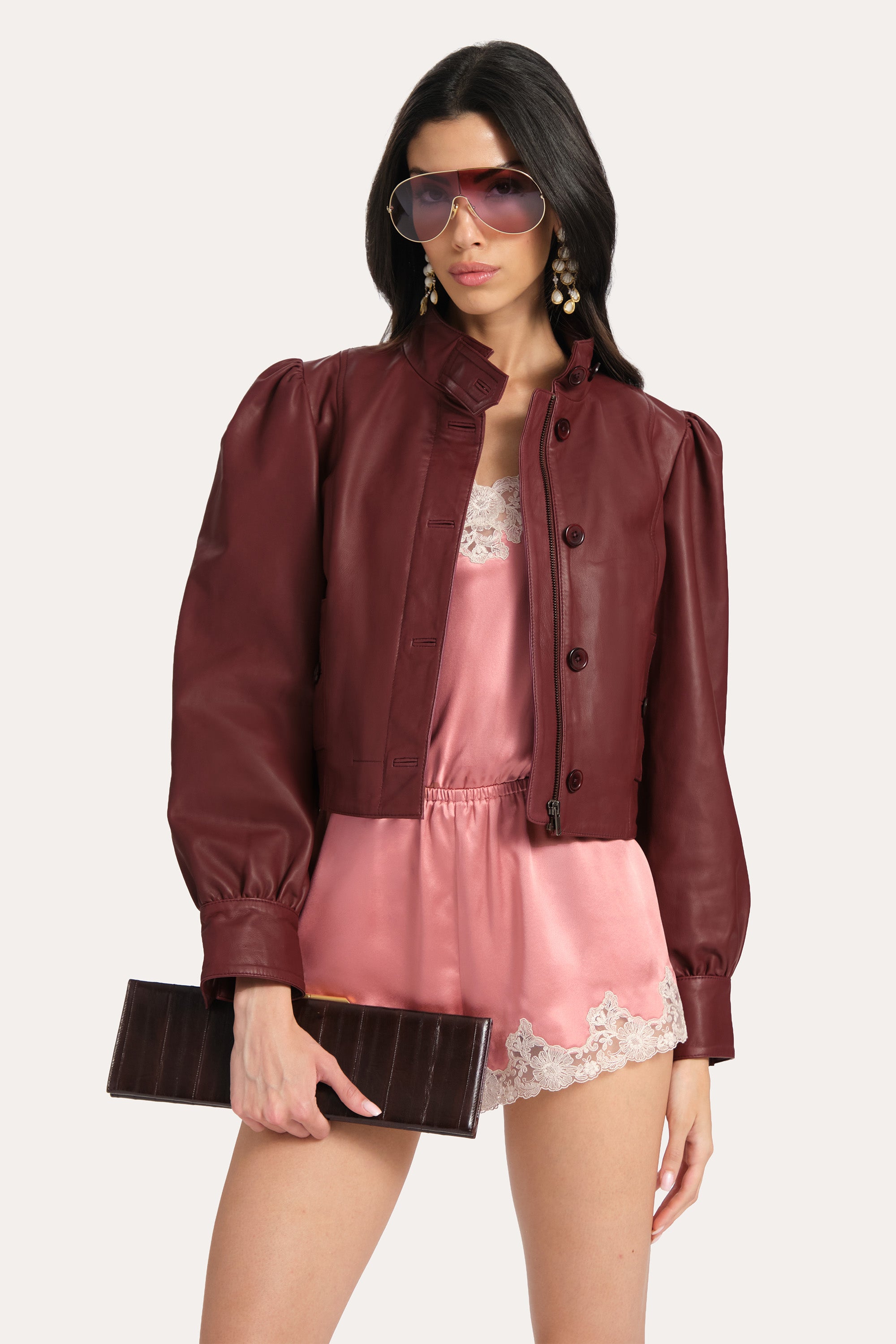 Carly Silk Lace Romper