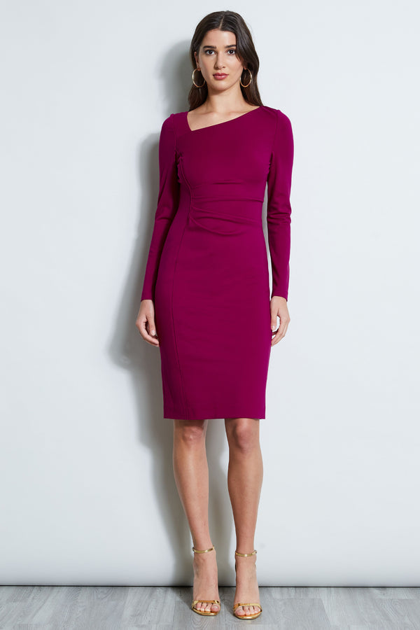 Asymmetric Knit Dress