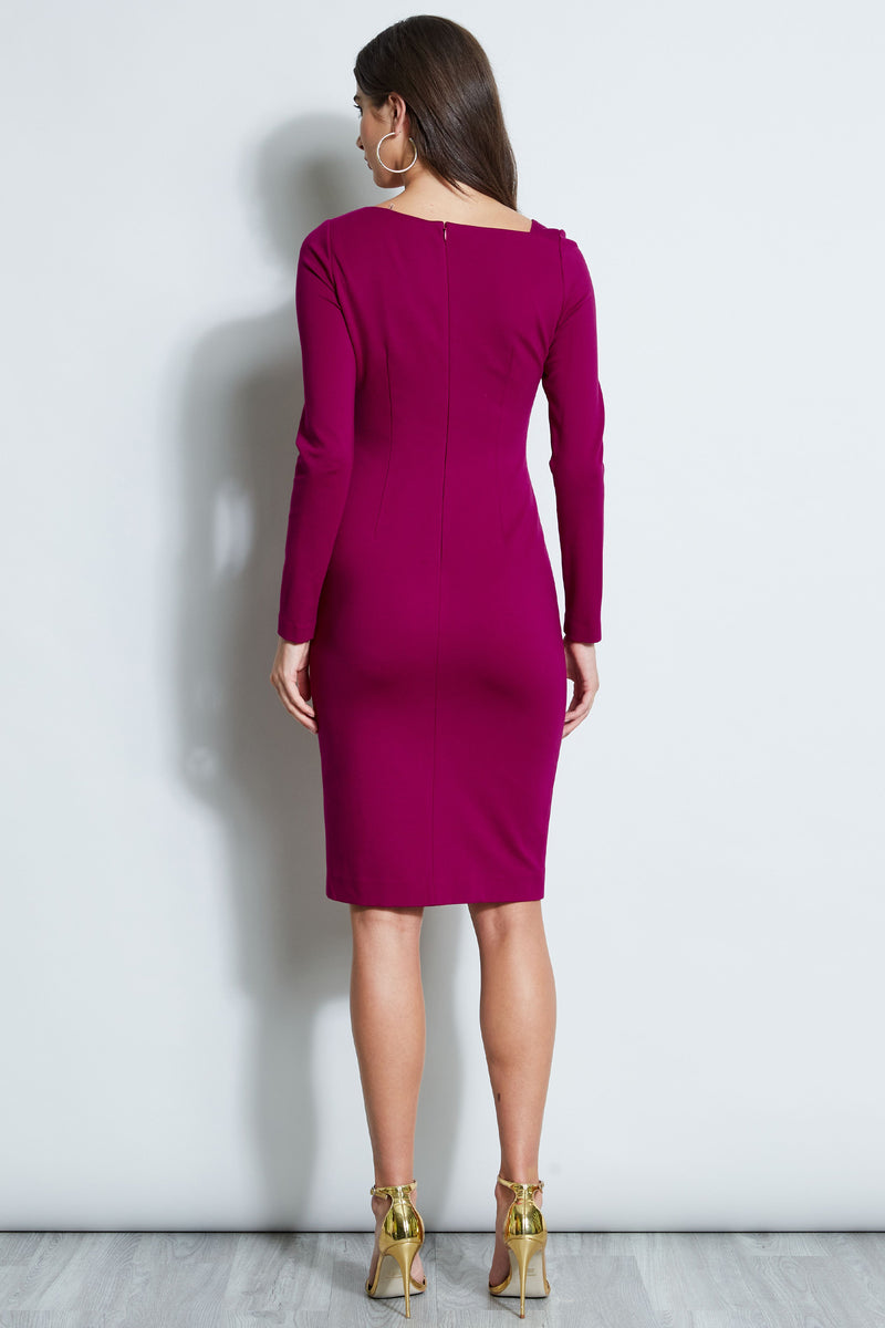 Asymmetric Knit Dress Elie Tahari