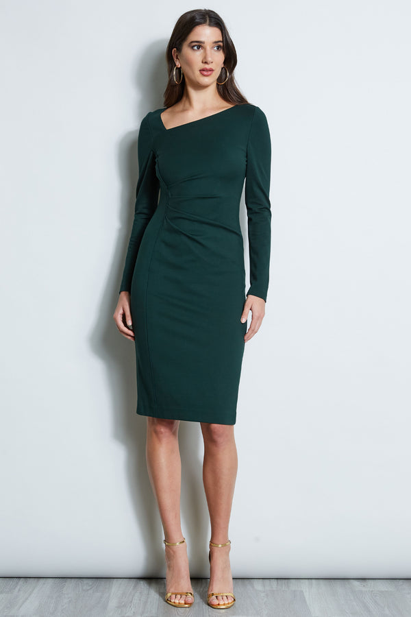 Tahari asymmetrical hotsell dress