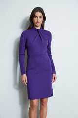 Twist Knit Long Sleeve Dress