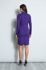 Twist Knit Long Sleeve Dress