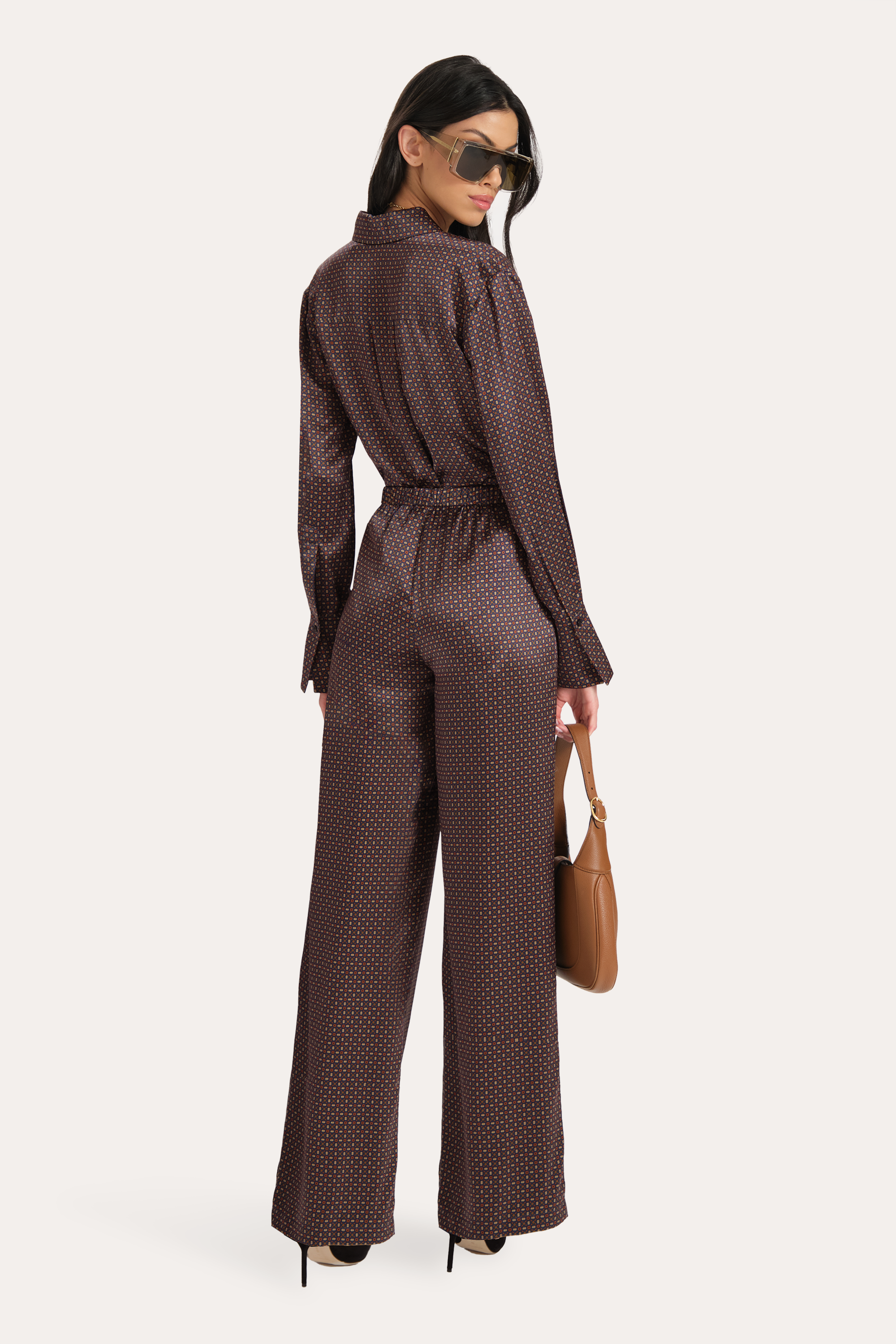 Gabrielle Reversible Silk Pants