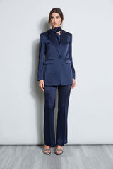 Satin Fit & Flare Pant