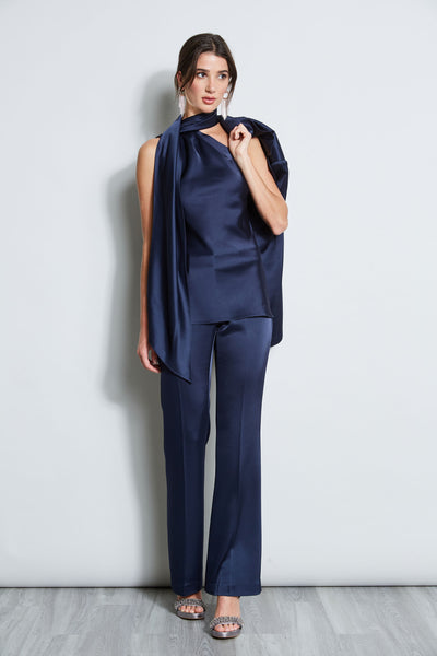 Satin Boyfriend Blazer Image 3