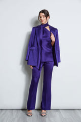 Satin Fit & Flare Pant