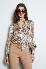 Silk Satin Winter Safari Shirt