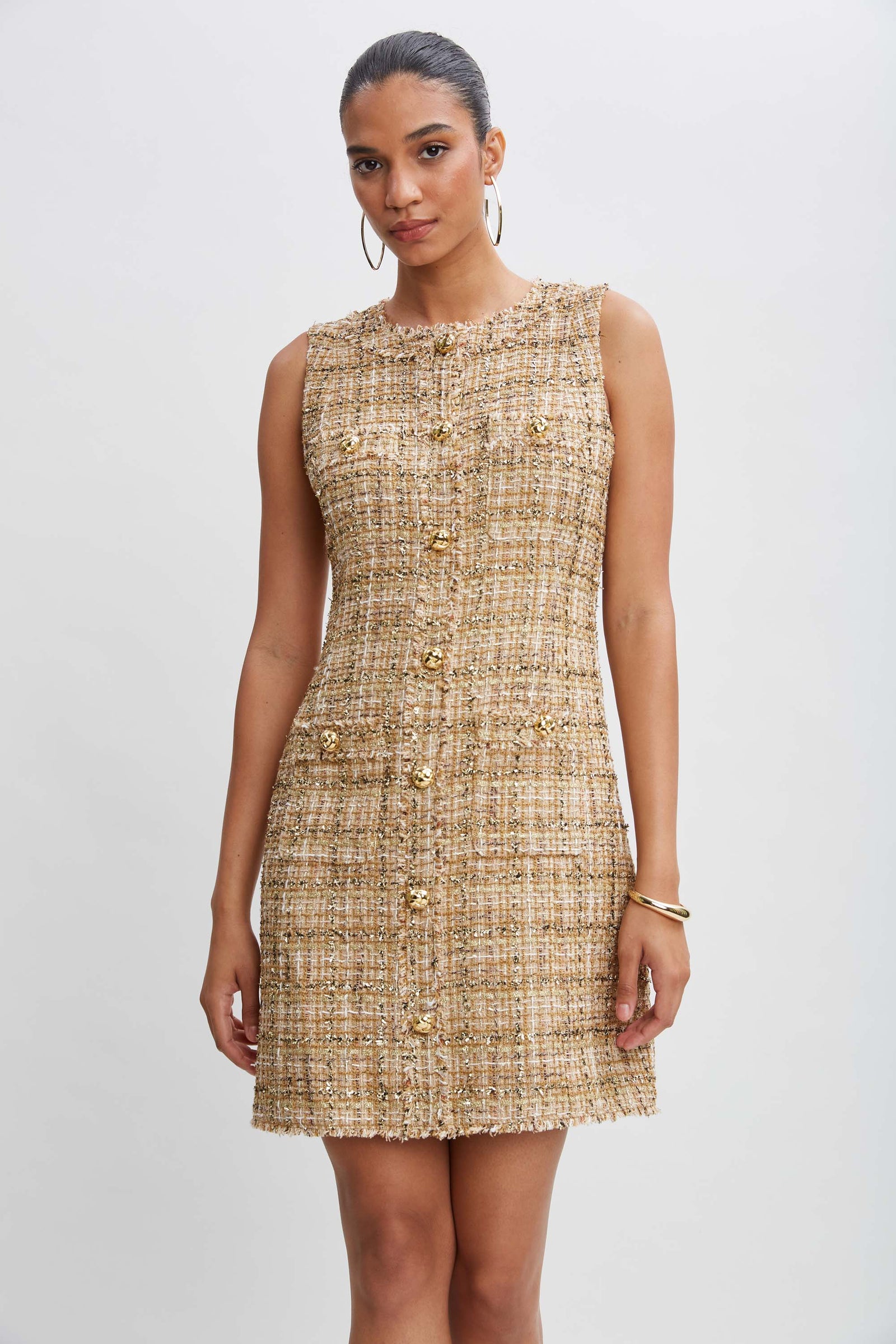 Metallic Tweed Dress – Elie Tahari