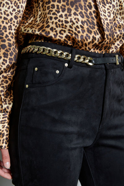 Vegan Suede Pant Image 3