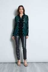 Tapestry Velvet Burnout Shirt