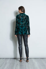 Tapestry Velvet Burnout Shirt