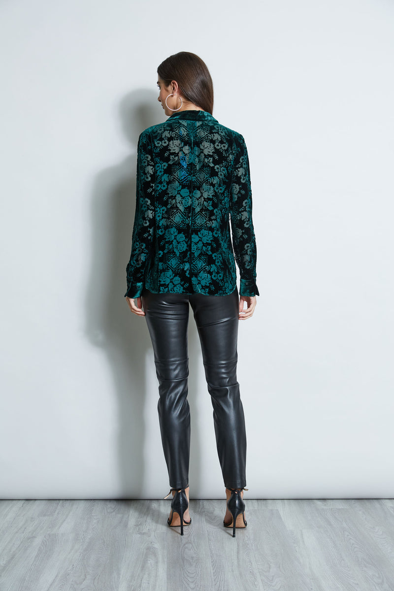 Tapestry Velvet Burnout Shirt