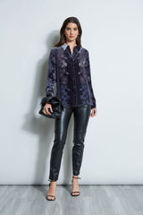 Tapestry Velvet Burnout Shirt