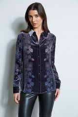 Tapestry Velvet Burnout Shirt