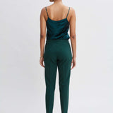 Pintuck Slim Pant