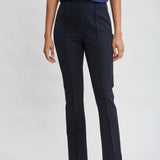 Crepe Seam Slit Flare Pant