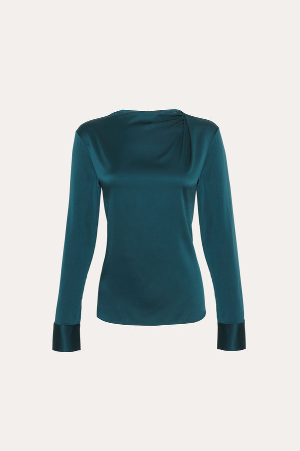 Silk Draped Top